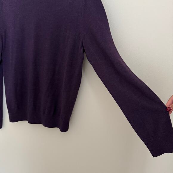 Banana Republic Mens Ultra Fine Merino Wool Argyle Sweater Size Medium Shirt Top - Picture 10 of 10